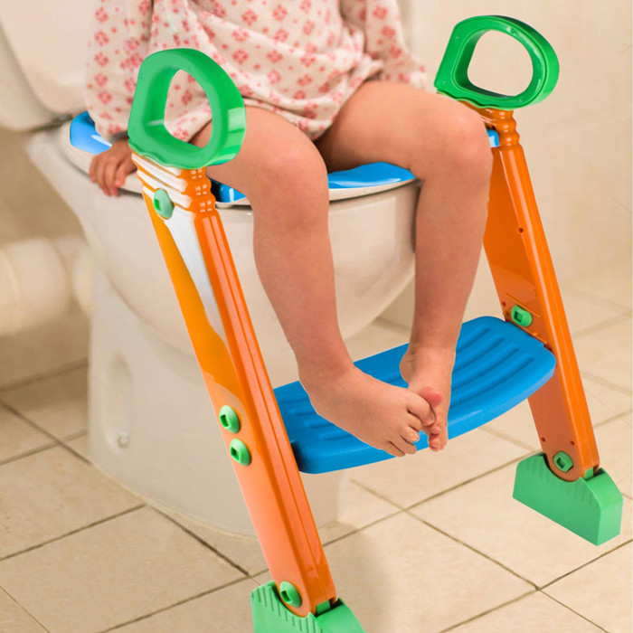 Adjustable Toddler Toilet Seat Ladder